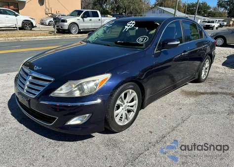 2012 Hyundai Genesis 3.8L z USA, uszkodzony, nr VIN KMHGC4DD2CU175241
